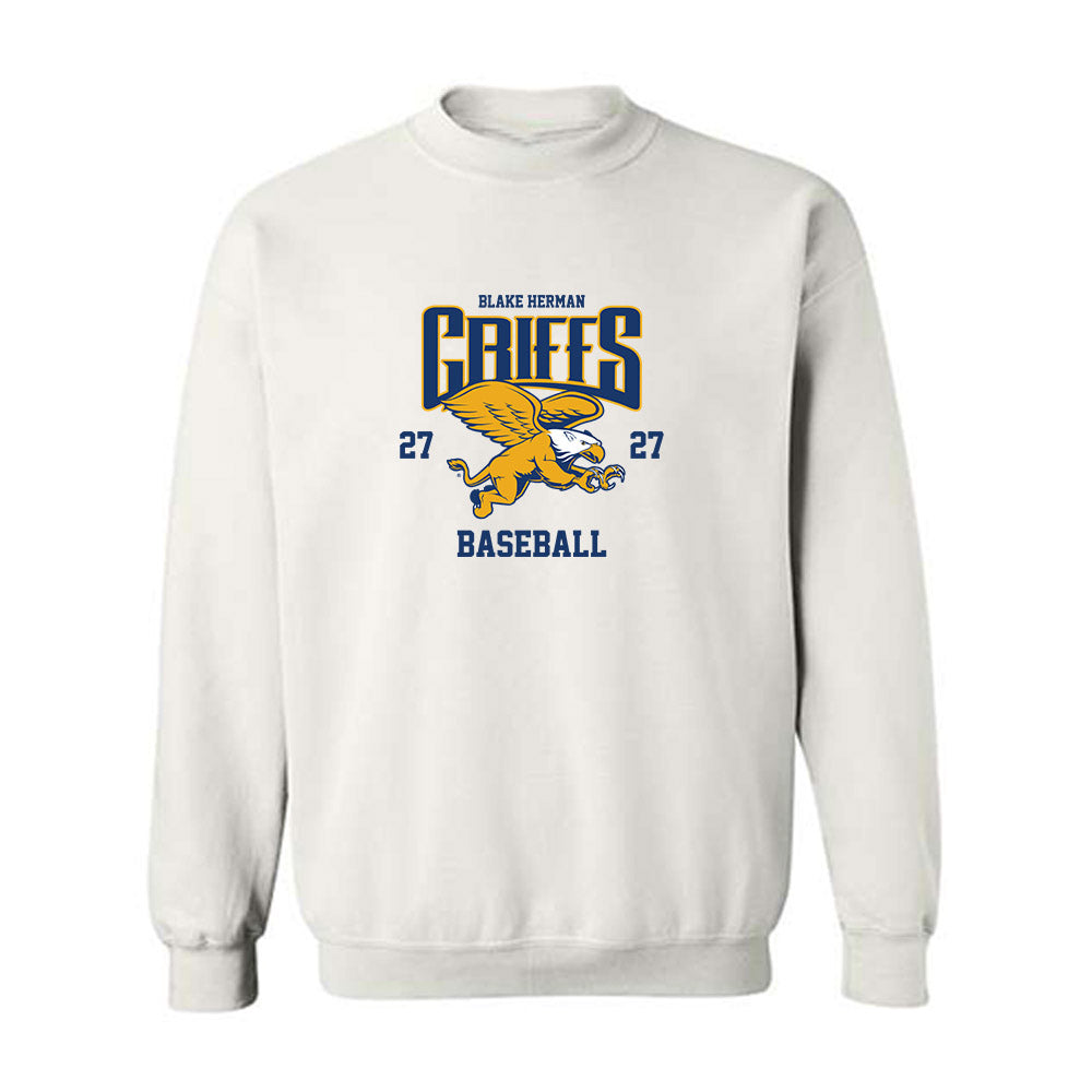 Canisius - NCAA Baseball : Blake Herman - Classic Fashion Shersey Crewneck Sweatshirt-0