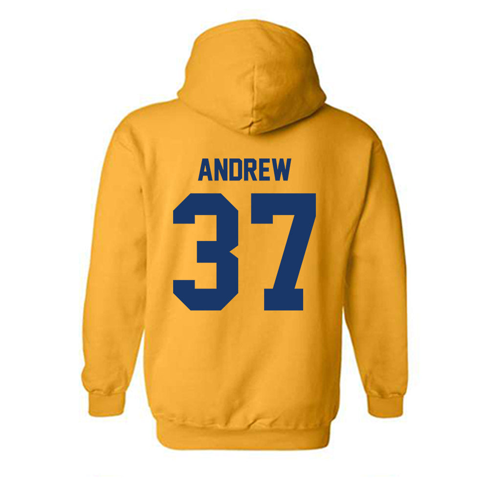 Canisius - NCAA Men's Ice Hockey : Hunter Andrew - Classic Shersey Hooded Sweatshirt-1