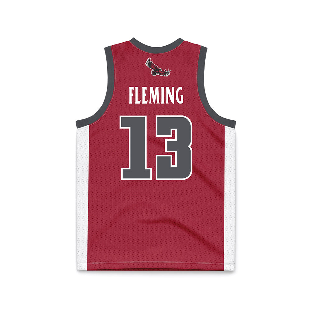 St. Joe's - NCAA Men's Basketball : Rasheer Fleming - Crimson Basketball Jersey