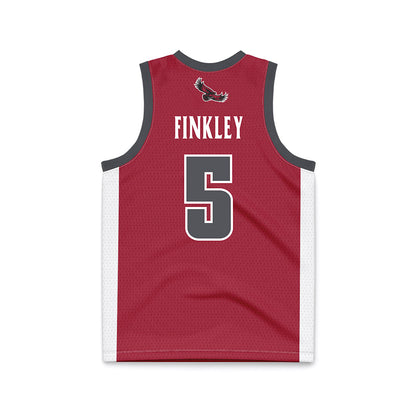 St. Joe's - NCAA Men's Basketball : Anthony Finkley - Crimson Basketball Jersey