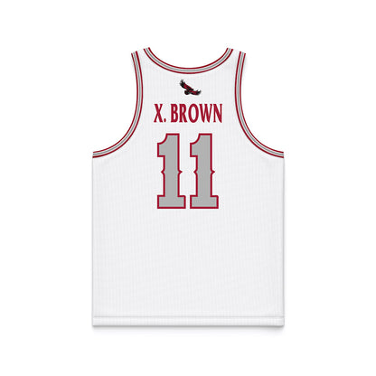 St. Joe's - NCAA Men's Basketball : Xzayvier Brown - White Basketball Jersey