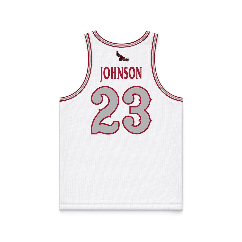 St. Joe's - NCAA Men's Basketball : Mekai Johnson - White Basketball Jersey