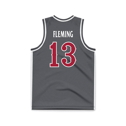 St. Joe's - NCAA Men's Basketball : Rasheer Fleming - Grey Basketball Jersey