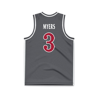 St. Joe's - NCAA Men's Basketball : Khaafiq Myers - Grey Basketball Jersey