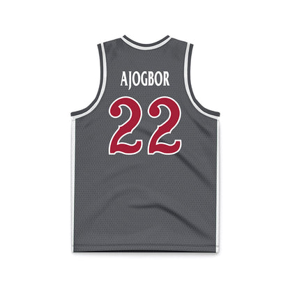 St. Joe's - NCAA Men's Basketball : Justice Ajogbor - Grey Basketball Jersey