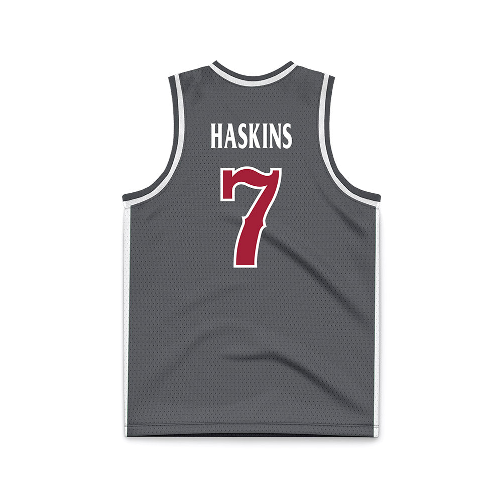 St. Joe's - NCAA Men's Basketball : Dasear Haskins - Grey Basketball Jersey