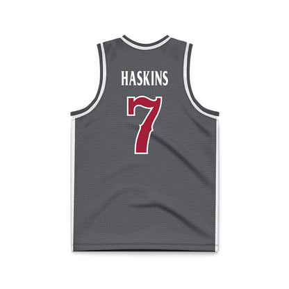 St. Joe's - NCAA Men's Basketball : Dasear Haskins - Grey Basketball Jersey