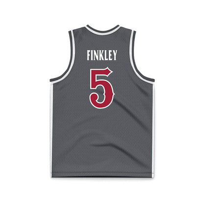 St. Joe's - NCAA Men's Basketball : Anthony Finkley - Grey Basketball Jersey