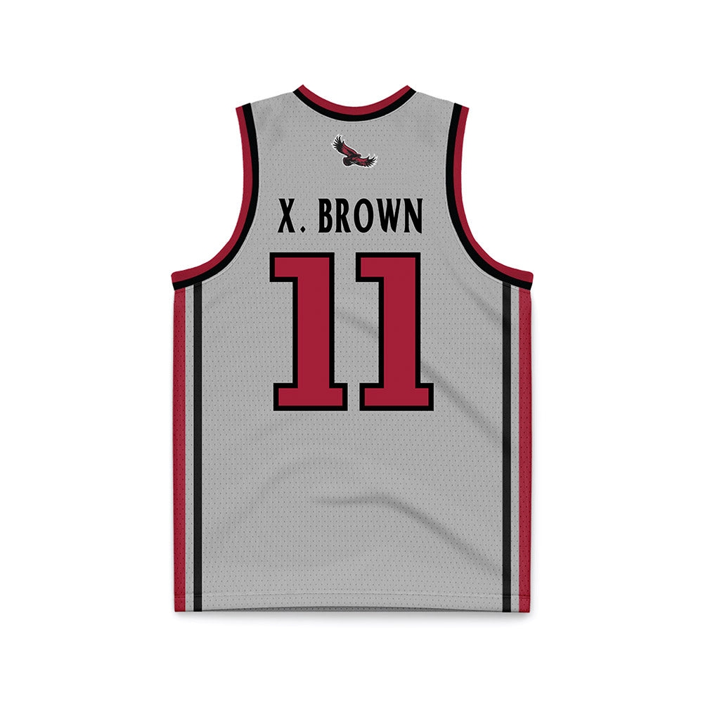 St. Joe's - NCAA Men's Basketball : Xzayvier Brown - Pinstripe Grey Basketball Jersey