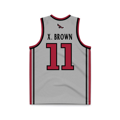 St. Joe's - NCAA Men's Basketball : Xzayvier Brown - Pinstripe Grey Basketball Jersey