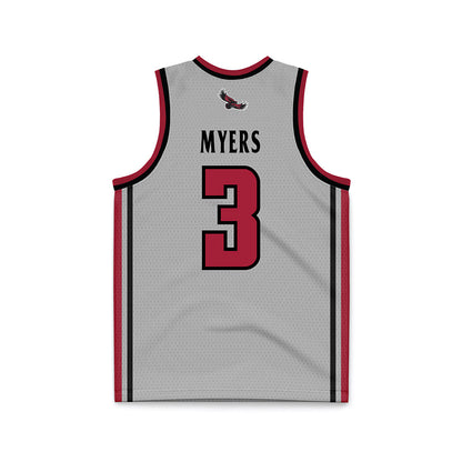 St. Joe's - NCAA Men's Basketball : Khaafiq Myers - Pinstripe Grey Basketball Jersey