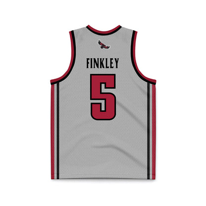 St. Joe's - NCAA Men's Basketball : Anthony Finkley - Pinstripe Grey Basketball Jersey