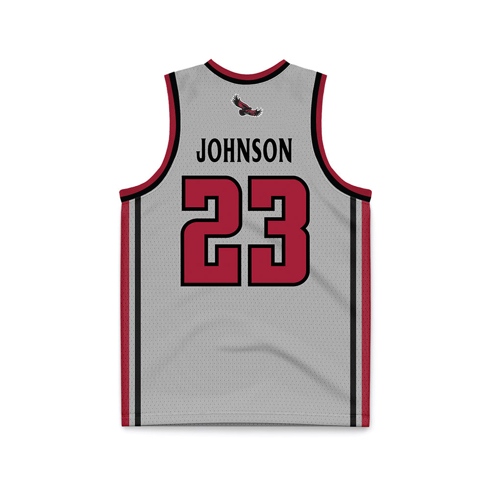 St. Joe's - NCAA Men's Basketball : Mekai Johnson - Pinstripe Grey Basketball Jersey