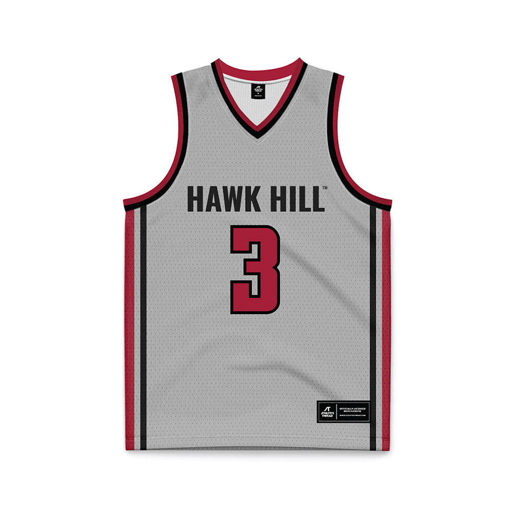 St. Joe's - NCAA Men's Basketball : Khaafiq Myers - Pinstripe Grey Basketball Jersey