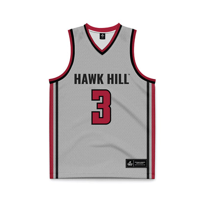 St. Joe's - NCAA Men's Basketball : Khaafiq Myers - Pinstripe Grey Basketball Jersey