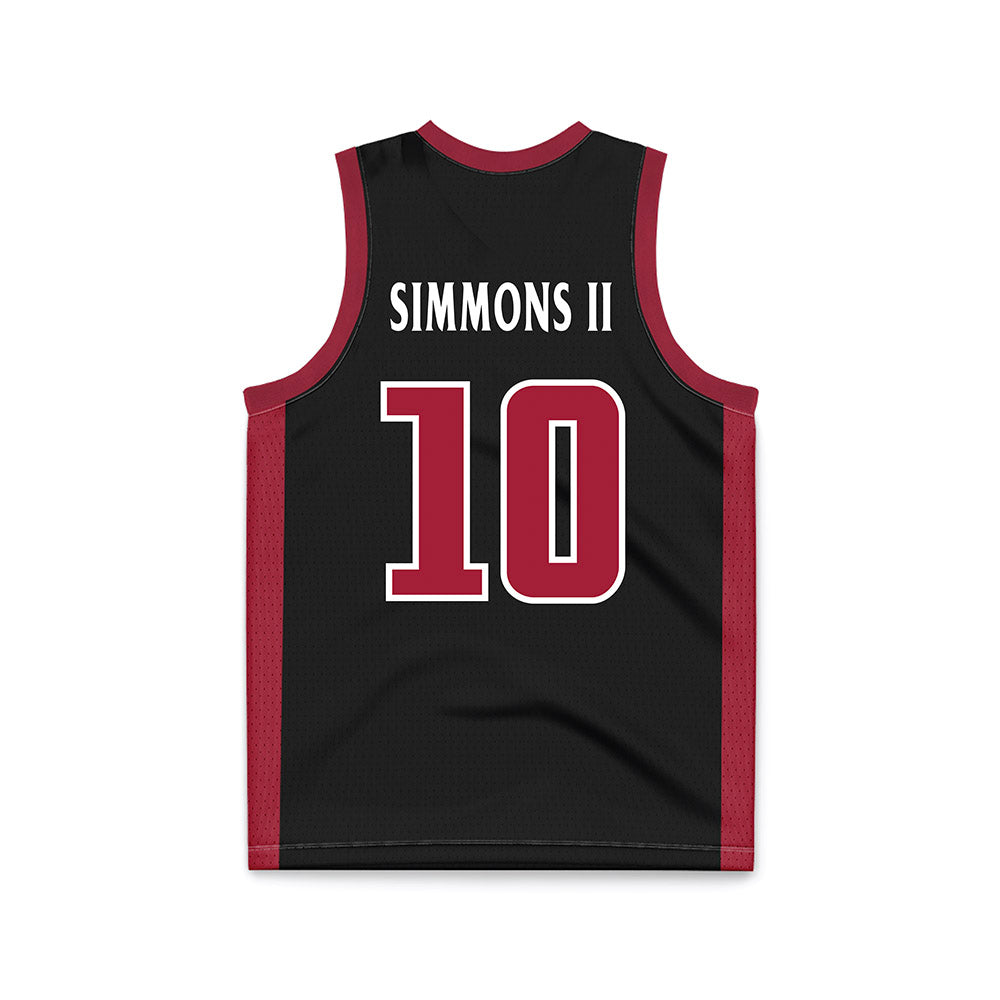 St. Joe's - NCAA Men's Basketball : Shawn Simmons II - Black Basketball Jersey