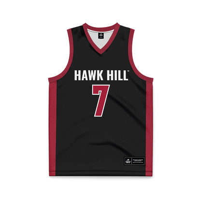 St. Joe's - NCAA Men's Basketball : Dasear Haskins - Black Basketball Jersey