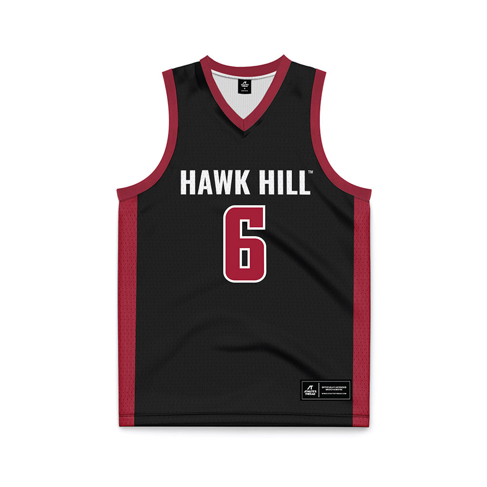 St. Joe's - NCAA Men's Basketball : Owen Verna - Black Basketball Jersey-0