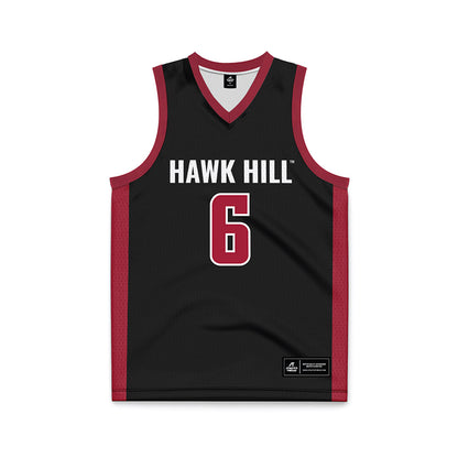 St. Joe's - NCAA Men's Basketball : Owen Verna - Black Basketball Jersey-0