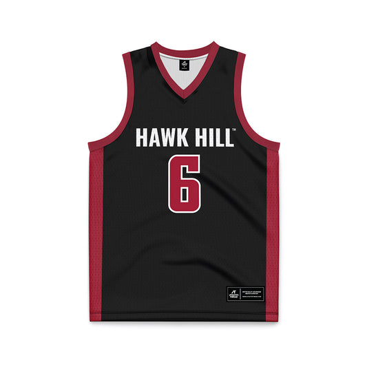 St. Joe's - NCAA Men's Basketball : Owen Verna - Black Basketball Jersey-0