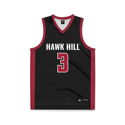 St. Joe's - NCAA Men's Basketball : Khaafiq Myers - Black Basketball Jersey