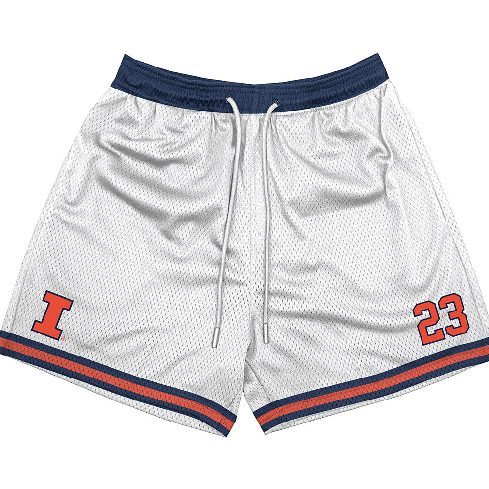 Illinois - NCAA Men's Basketball : Keaton Wagler - Shorts-0