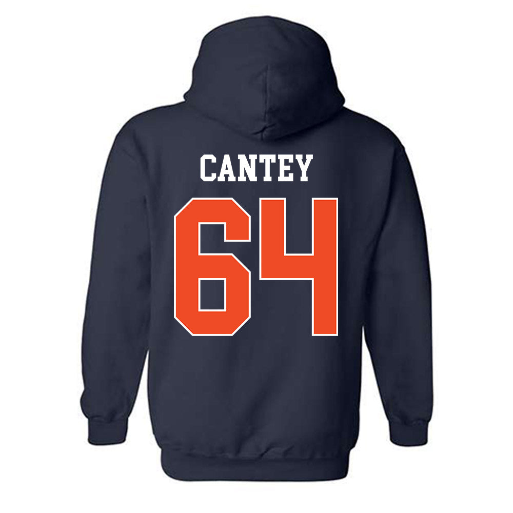 Auburn - NCAA Football : Benton Cantey - Generic Shersey Hooded Sweatshirt-1