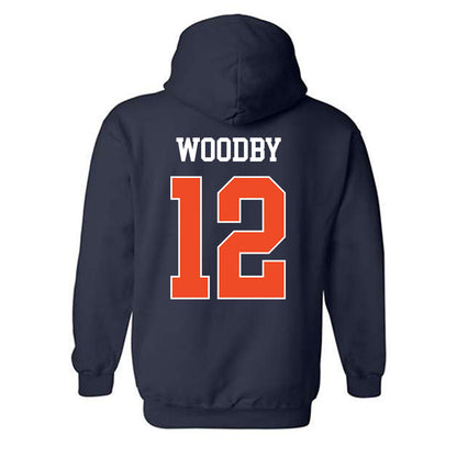Auburn - NCAA Football : Blake Woodby - Generic Shersey Hooded Sweatshirt-1