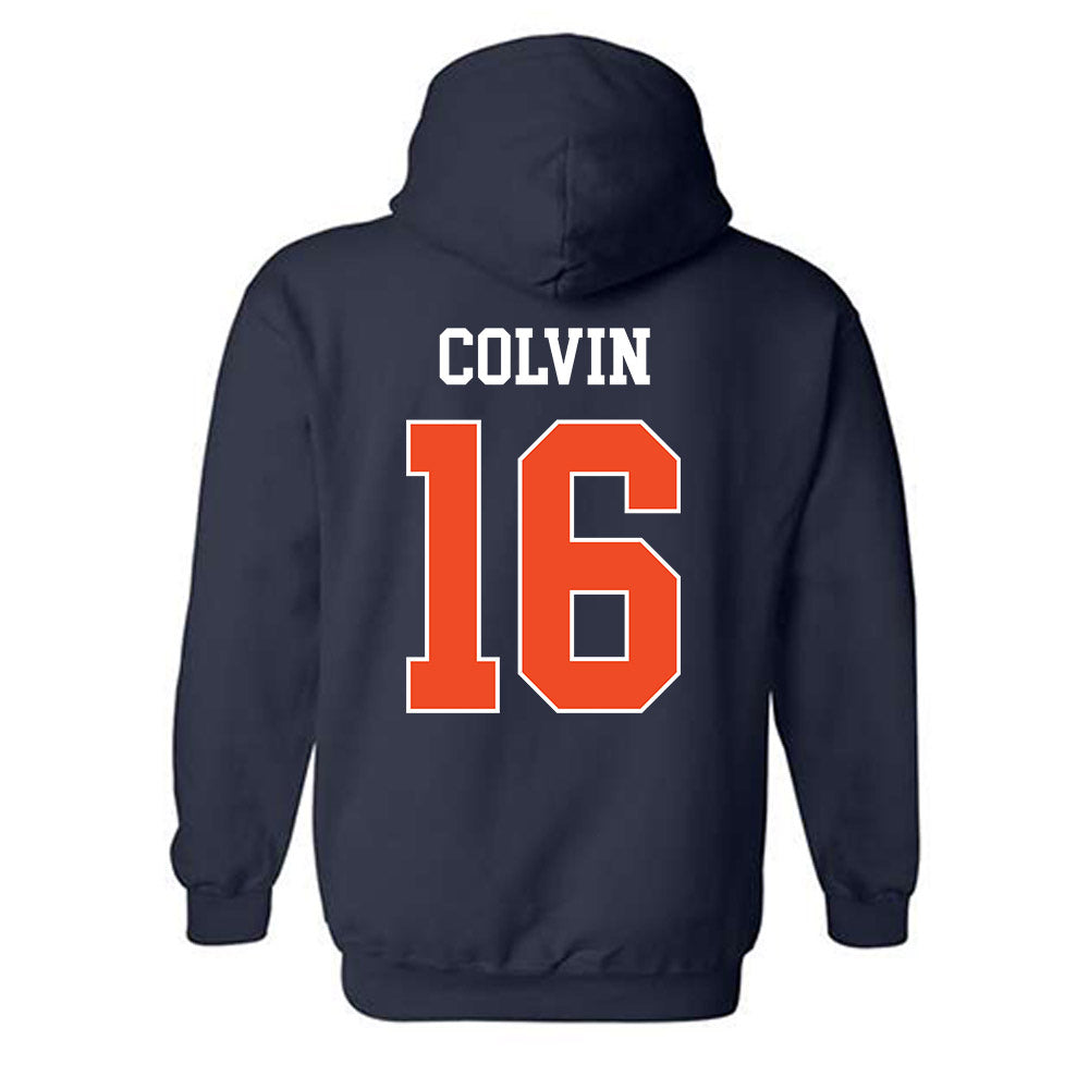 Auburn - NCAA Football : John Colvin - Generic Shersey Hooded Sweatshirt-1
