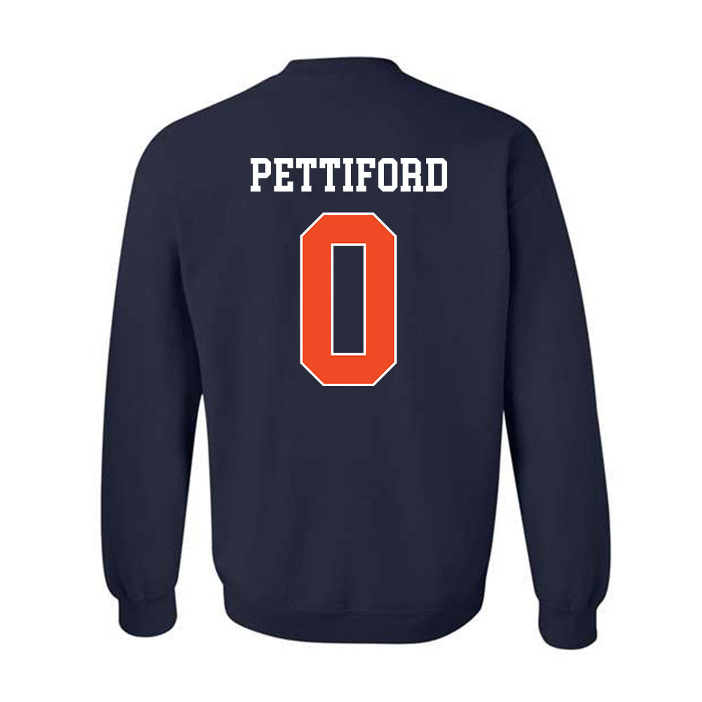 Auburn - NCAA Men's Basketball : Tahaad Pettiford - Generic Shersey Crewneck Sweatshirt-1