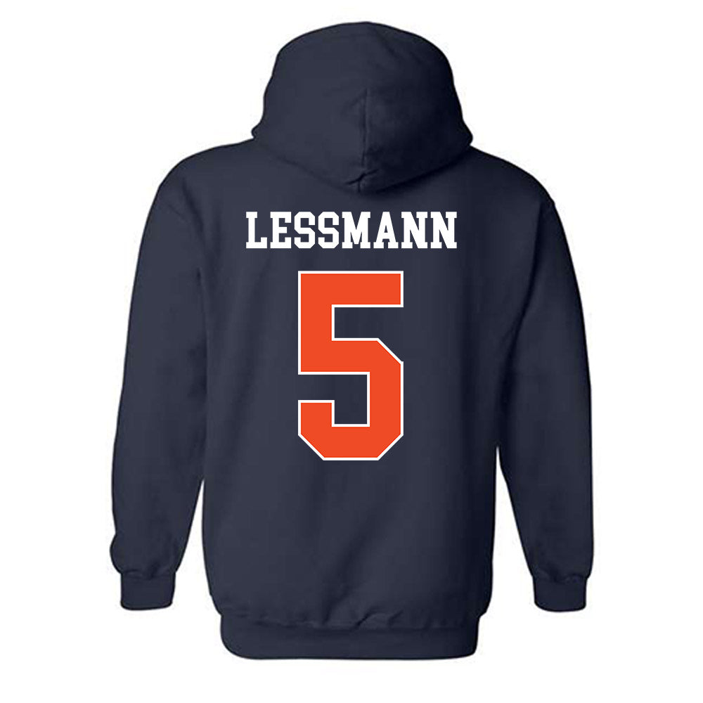Auburn - NCAA Softball : georgia lessmann - Generic Shersey Hooded Sweatshirt-1