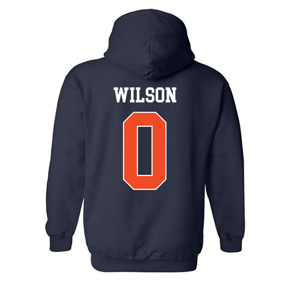 Auburn - NCAA Baseball : Brady Wilson - Generic Shersey Hooded Sweatshirt-1