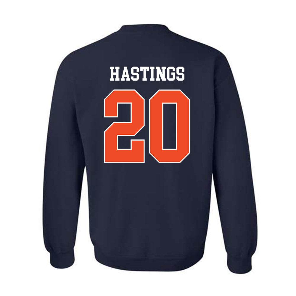Auburn - NCAA Softball : Alyssa Hastings - Generic Shersey Crewneck Sweatshirt-1