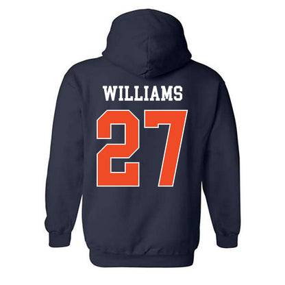 Auburn - NCAA Football : Devin Williams - Generic Shersey Hooded Sweatshirt-1