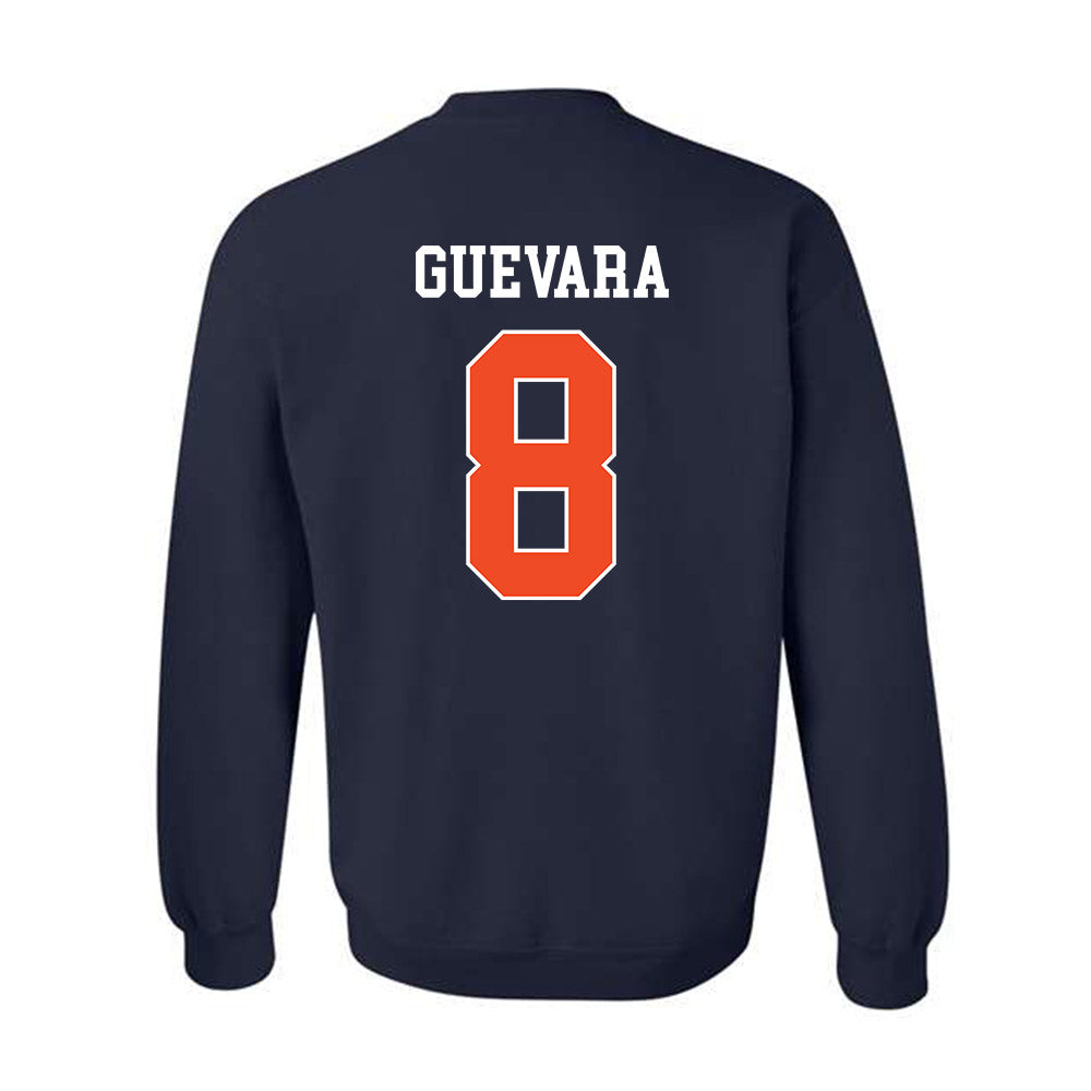 Auburn - NCAA Baseball : Eric Guevara - Generic Shersey Crewneck Sweatshirt-1