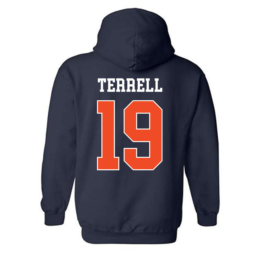 Auburn - NCAA Baseball : Bub Terrell - Generic Shersey Hooded Sweatshirt-1