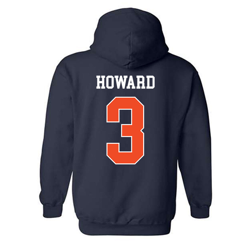 Auburn - NCAA Men's Basketball : Jahki Howard - Generic Shersey Hooded Sweatshirt