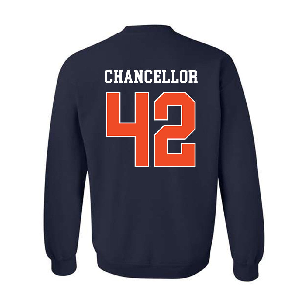 Auburn - NCAA Baseball : Abe Chancellor - Generic Shersey Crewneck Sweatshirt-1