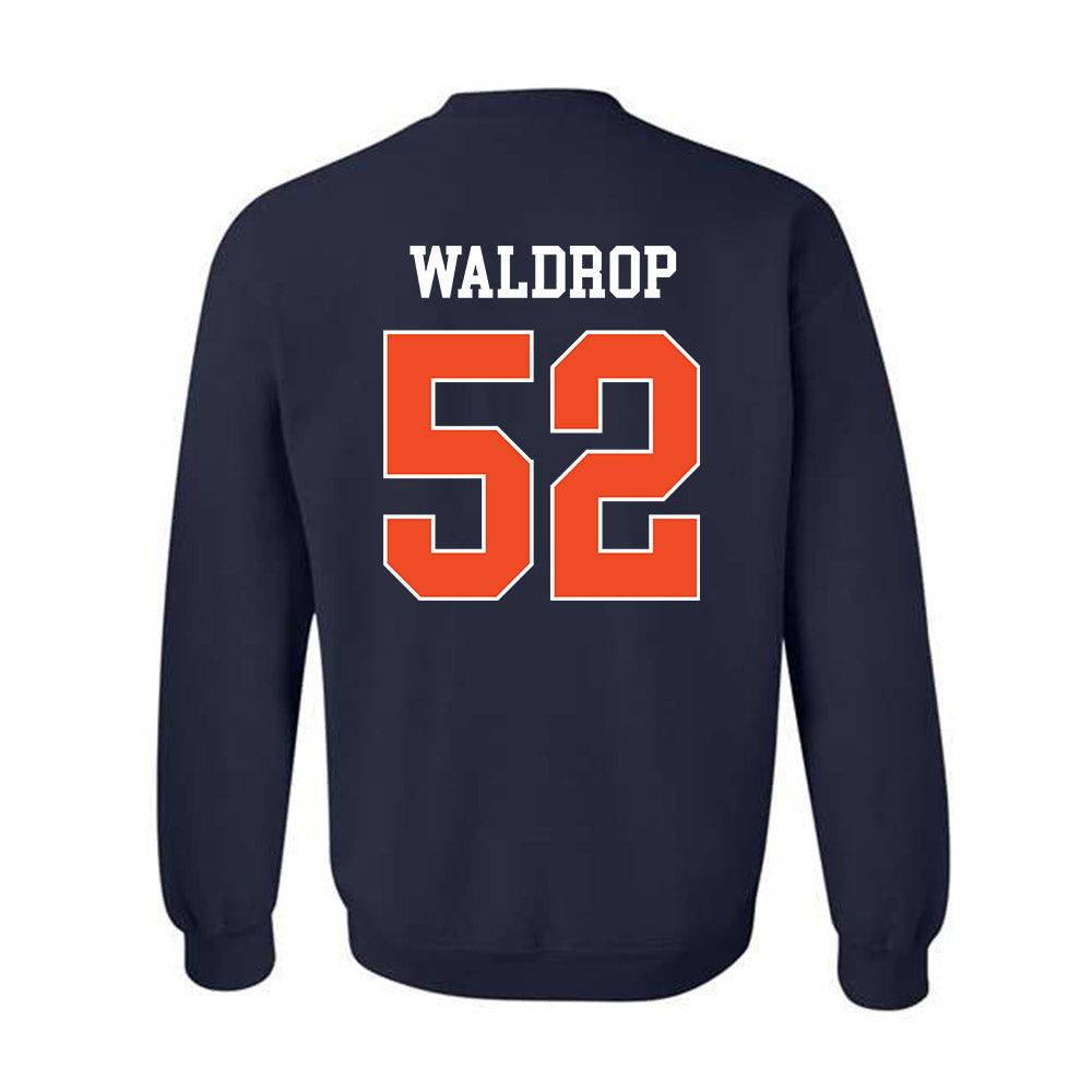 Auburn - NCAA Baseball : Tanner Waldrop - Generic Shersey Crewneck Sweatshirt-1