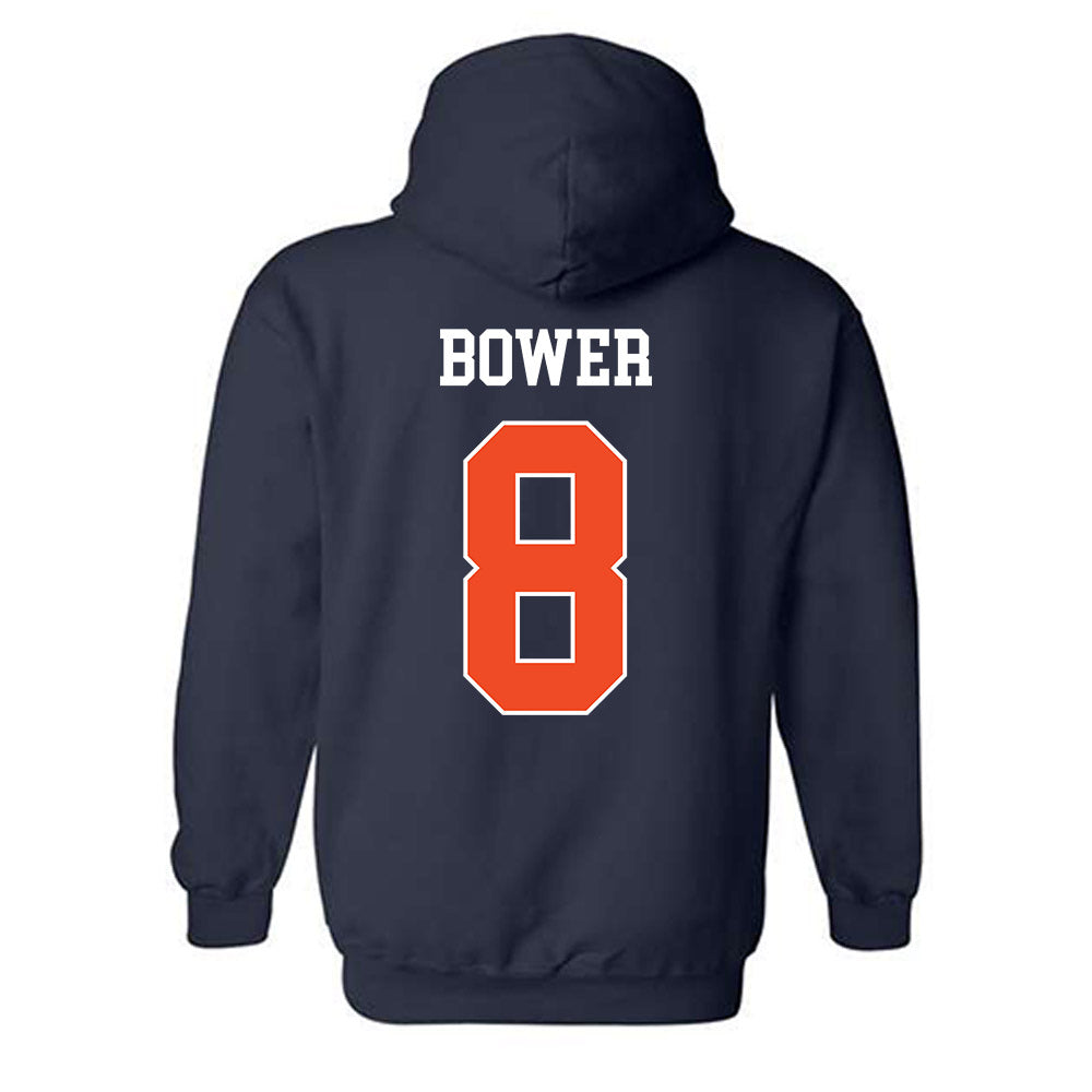 Auburn - NCAA Women's Volleyball : Eden Bower - Generic Shersey Hooded Sweatshirt-1