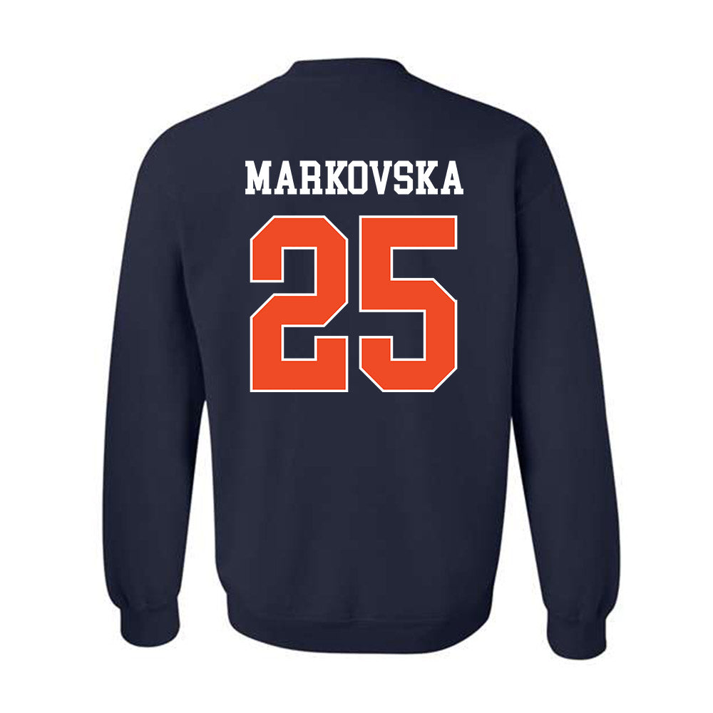 Auburn - NCAA Women's Volleyball : Lizzy Markovska - Generic Shersey Crewneck Sweatshirt-1
