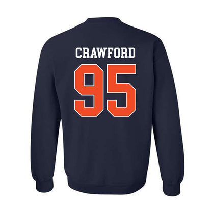 Auburn - NCAA Football : Jourdin Crawford - Generic Shersey Crewneck Sweatshirt-1