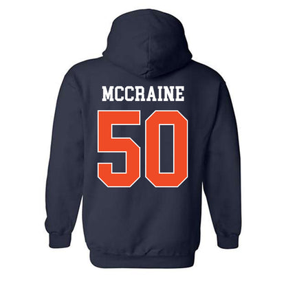 Auburn - NCAA Baseball : Brandon McCraine - Generic Shersey Hooded Sweatshirt-1