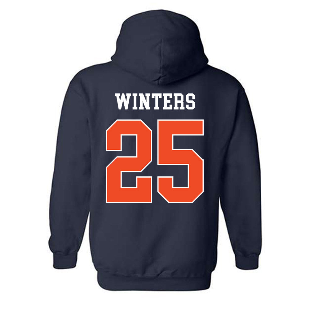 Auburn - NCAA Football : Eric Winters - Generic Shersey Hooded Sweatshirt-1
