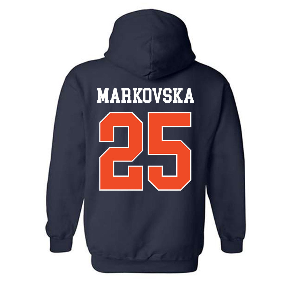 Auburn - NCAA Women's Volleyball : Lizzy Markovska - Generic Shersey Hooded Sweatshirt-1