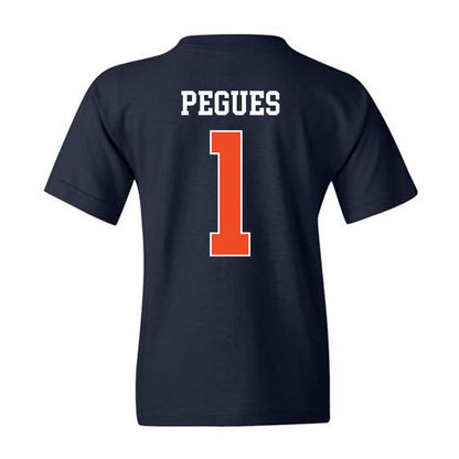 Auburn - NCAA Men's Basketball : JP Pegues - Generic Shersey Youth T-Shirt