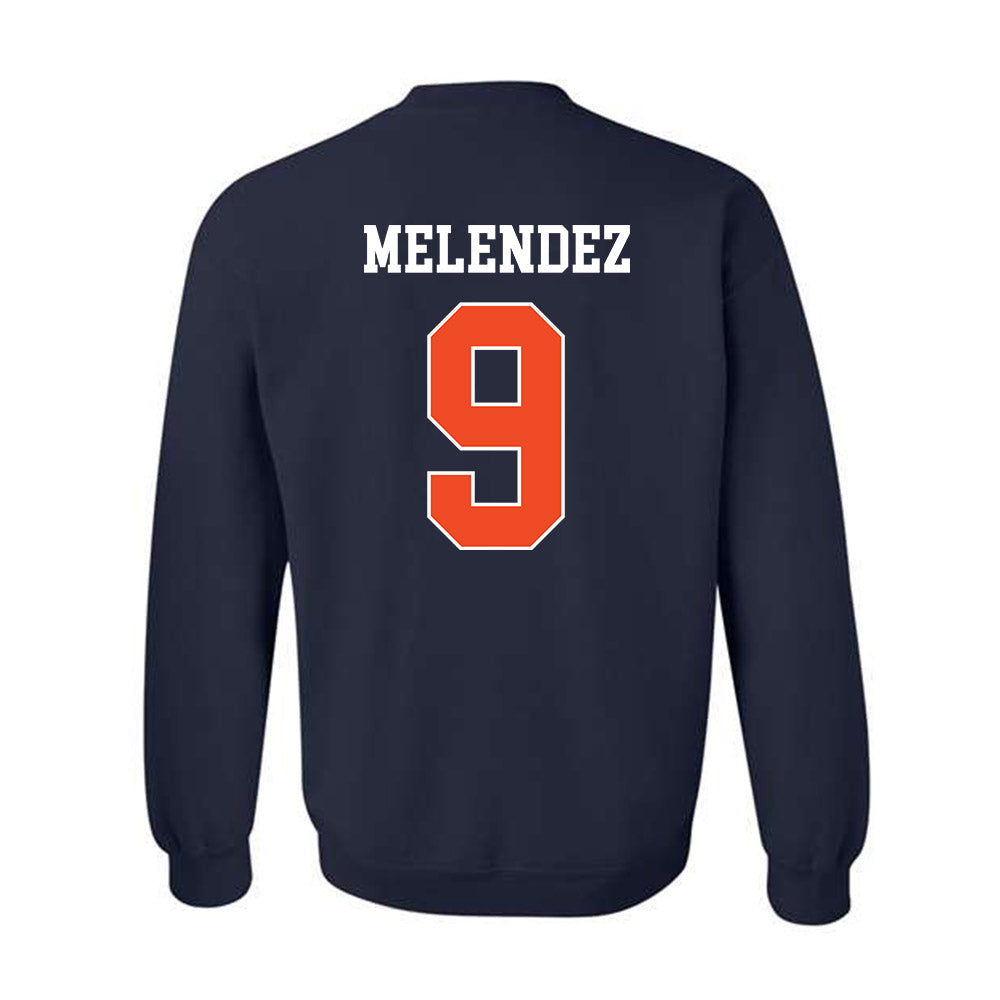 Auburn - NCAA Football : Elijah Melendez - Generic Shersey Crewneck Sweatshirt-1