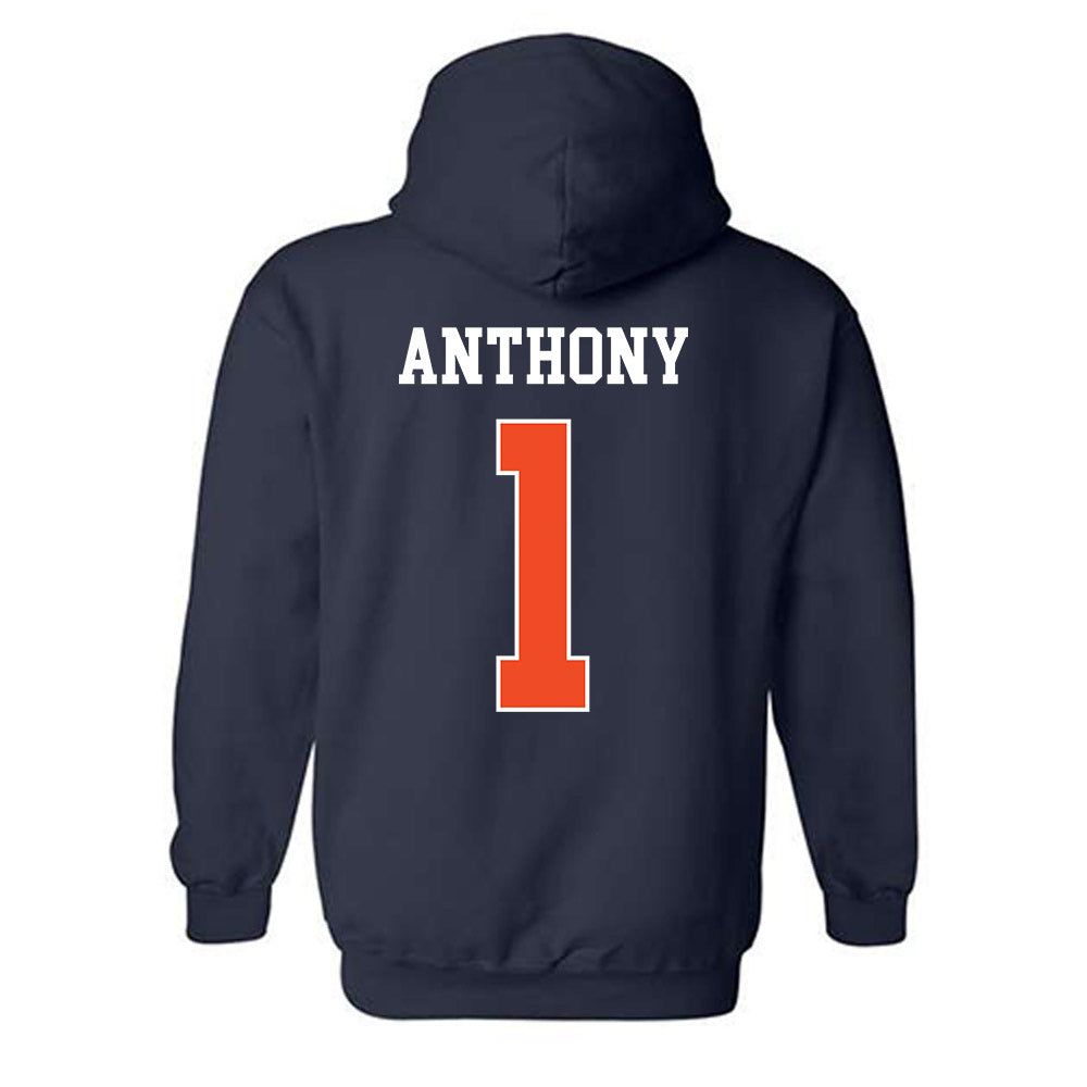 Auburn - NCAA Football : Champ Anthony - Generic Shersey Hooded Sweatshirt-1