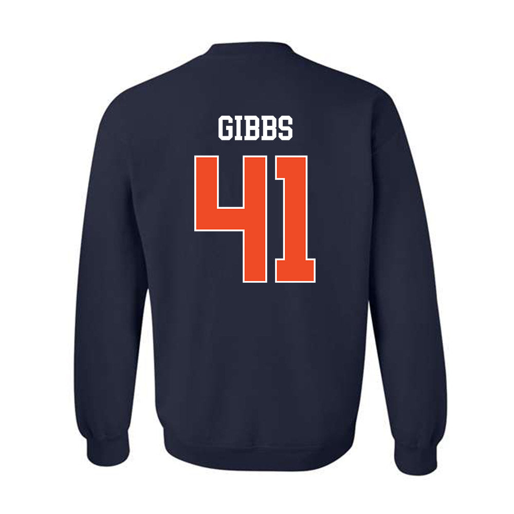 Auburn - NCAA Football : Connor Gibbs - Generic Shersey Crewneck Sweatshirt-1