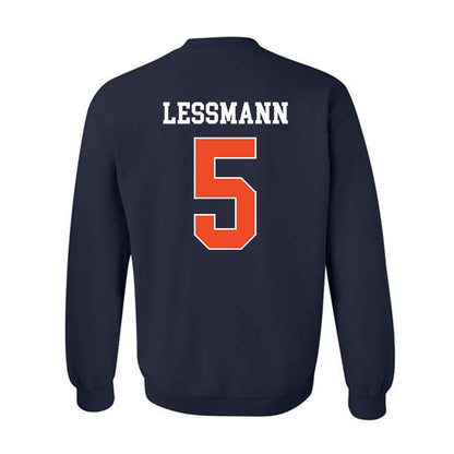 Auburn - NCAA Softball : georgia lessmann - Generic Shersey Crewneck Sweatshirt-1